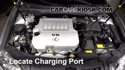 How to Add Refrigerant to a 2013-2016 Lexus ES350 - 2014 Lexus ES350 3